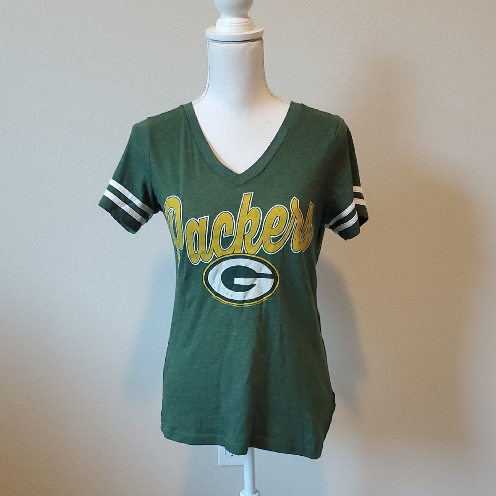 (4 For $10) NFL Team Apparel Women's Green Bay Packers Tee